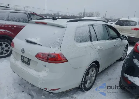 2015 Volkswagen Golf Sportwagen Tdi S 4-Door z USA, uszkodzony, nr VIN 3VWCA7AU3FM505523